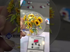 Printer Flatbed UV 1440 DPI Profesional / Mesin Pencetakan Flatbed UV dengan Panduan Linear THK