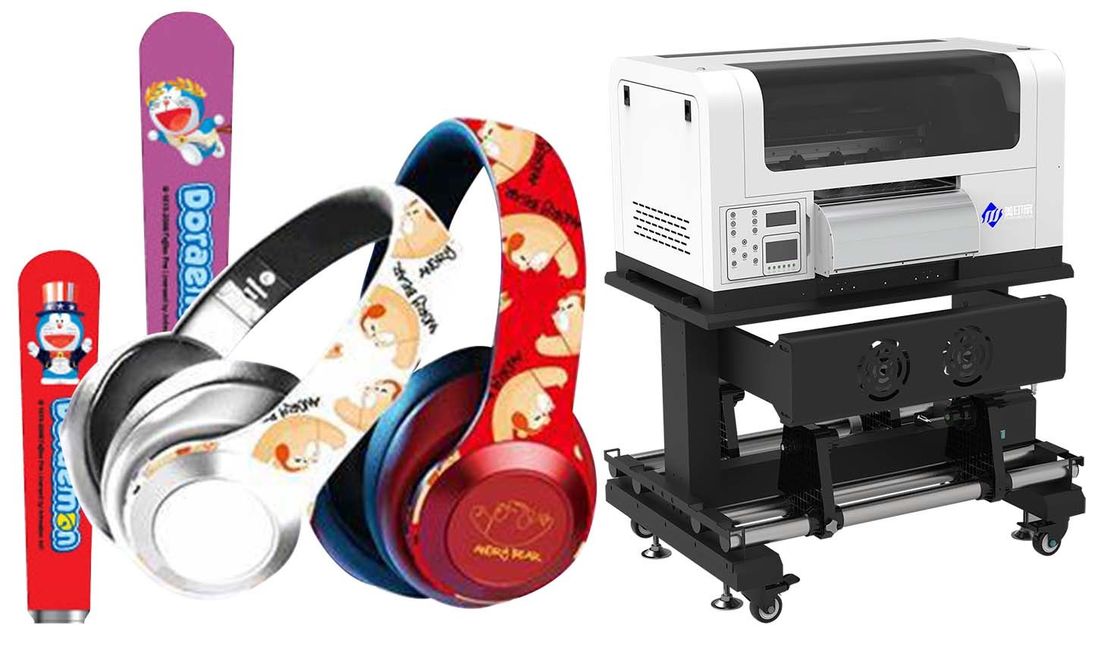 Mesin Transfer Air Digital CMYK Cetak Empat Warna Lebar 300MM