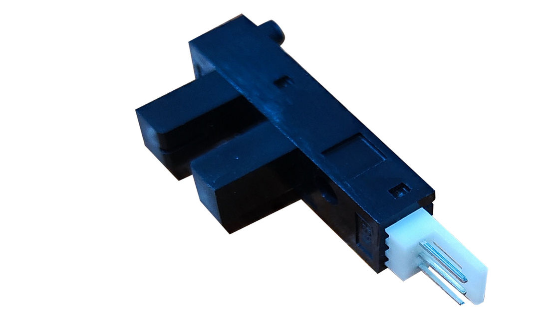 Sensor fotoelektrik tipe slot hitam dengan volume kecil 5V