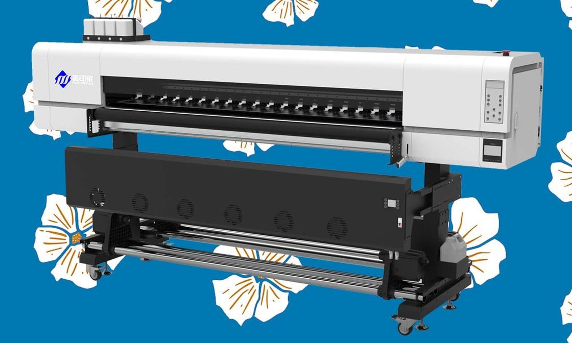 Permeabilitas Baik Printer Format Besar 192 CM YMCK Color Management Sublimation Printer