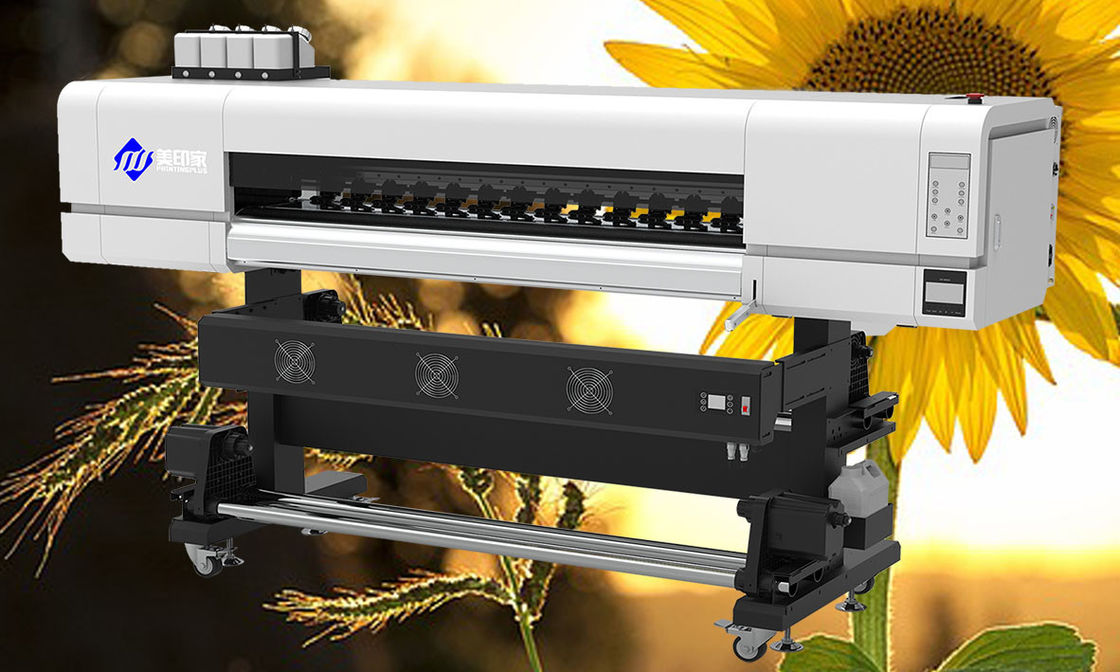 1250MM Eco Friendly Printer dengan Ink 8 Color Media Ketebalan kisaran 1,5mm sampai 6mm