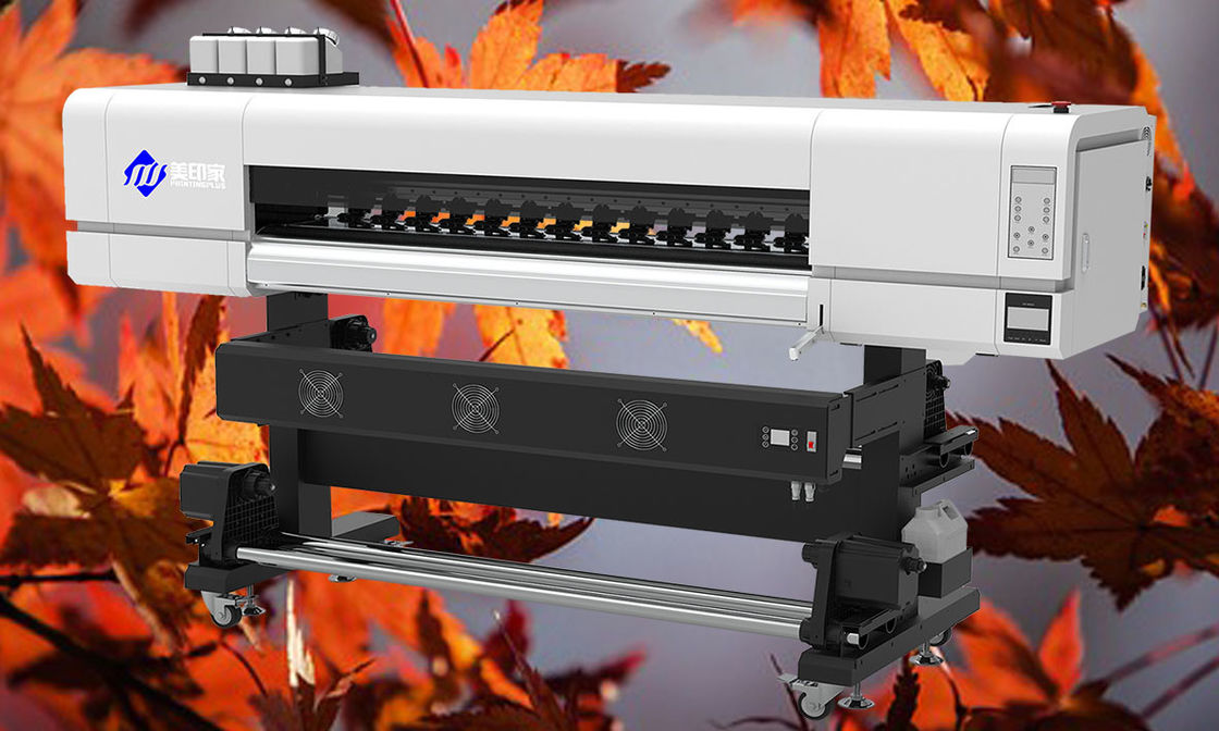 8 Color ECO Solvent Printer dengan Sistem Pengisian Media Otomatis