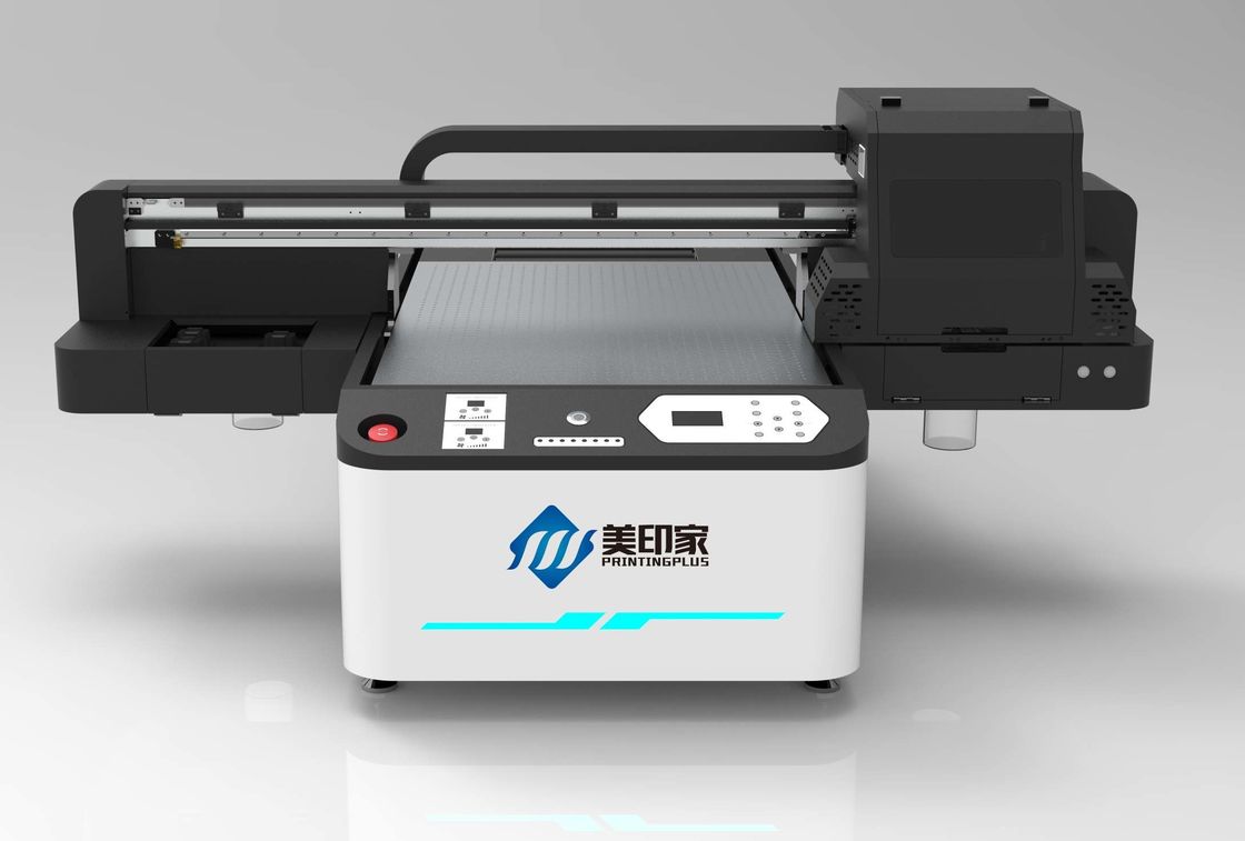 Printer Flatbed UV 1440 DPI Profesional / Mesin Pencetakan Flatbed UV dengan Panduan Linear THK