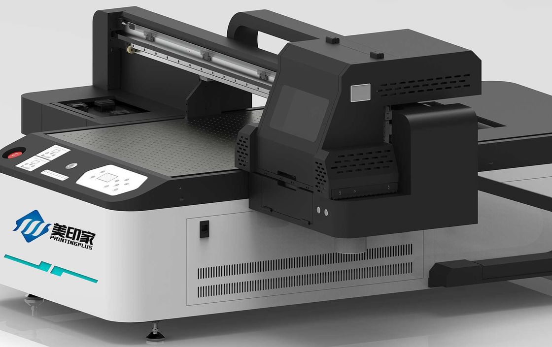 Printer Flatbed UV 1440 DPI Profesional / Mesin Pencetakan Flatbed UV dengan Panduan Linear THK