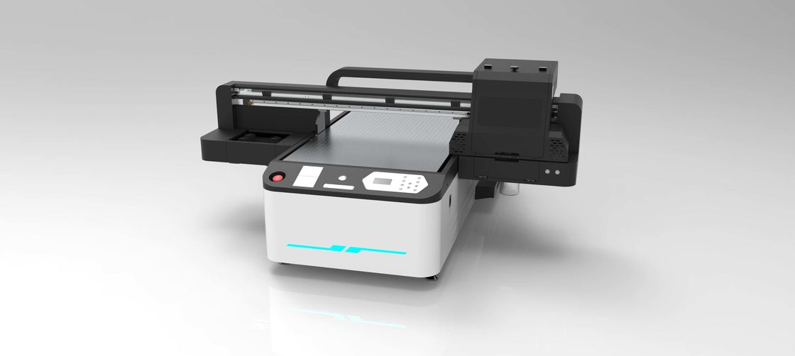 Precision 6 Pass UV Inkjet Flatbed Printer Sistem Tekanan Negatif dengan Area Cetak 600mm x 900mm