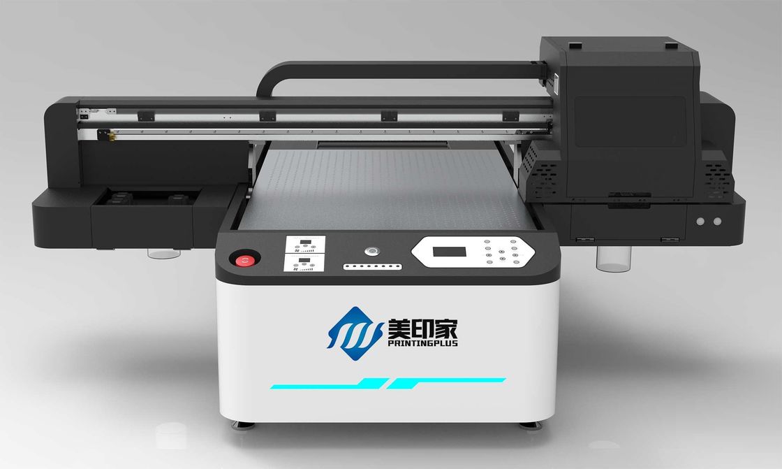 UV Inkjet Flatbed Printer dengan Varnish Ink untuk Matte Glossy dan Tekstured Material