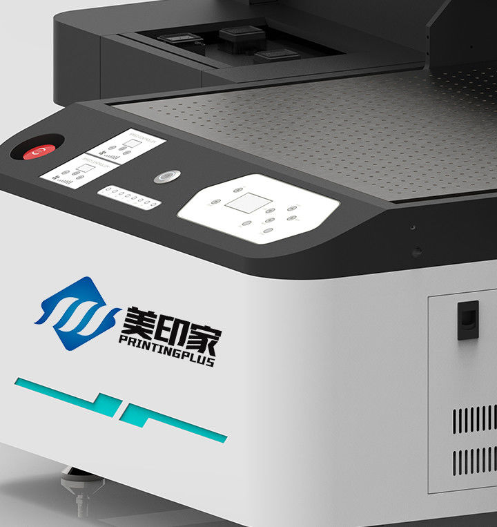 UV Inkjet Flatbed Printer dengan Varnish Ink untuk Matte Glossy dan Tekstured Material