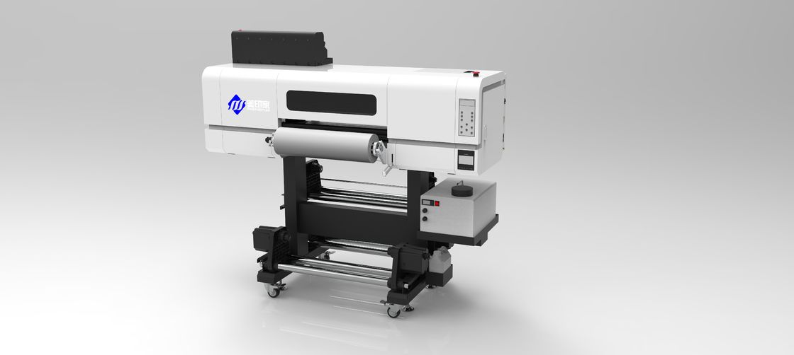 1800 DPI Roller Heating DTF UV Printer dengan Ink UV 1500ml untuk Cetakan Putih CMYK