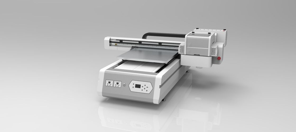 Jepang Thk Guideway UV Inkjet Flatbed Printer dengan THK Guide Rail dan Positive Pressure Ink Supply
