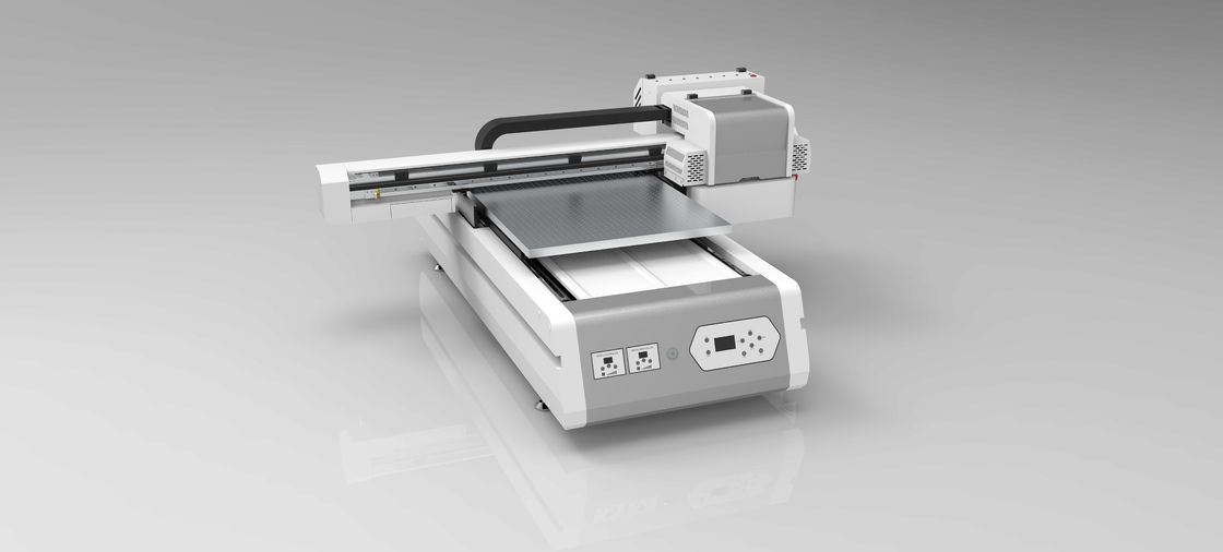 White Ink THK Linear Guide Rail UV Flatbed Printer Untuk Daerah Cetak Hingga 600x900 MM