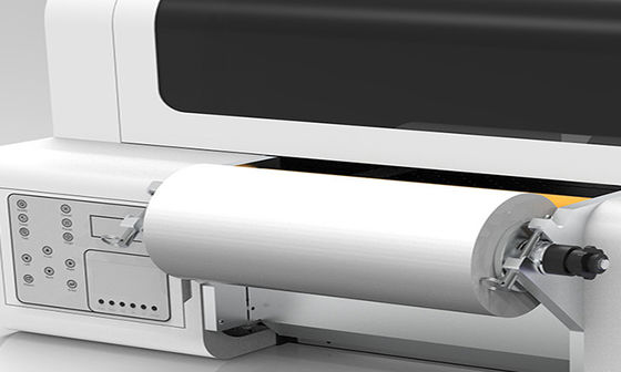 Mesin Printer UV Presisi Tinggi Lingkungan Mini Compact Uv Printer AB Film