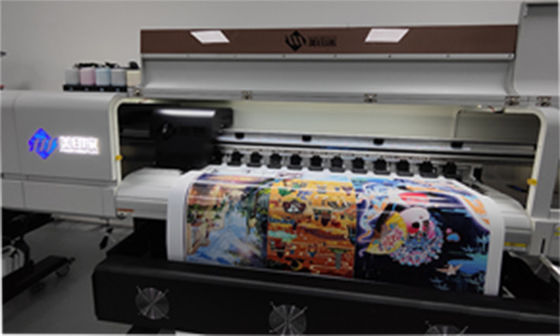 Luminous Logo Water Based Printer Anti Collision Fabric Logo Printing Machine