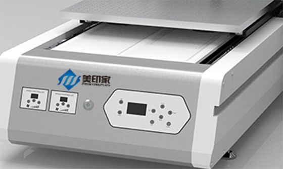 100 MM Tinggi UV Flat Bed Printer 500ML Industrial Uv Printer