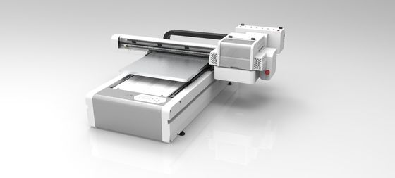 Jepang Thk Guideway UV Inkjet Flatbed Printer dengan THK Guide Rail dan Positive Pressure Ink Supply
